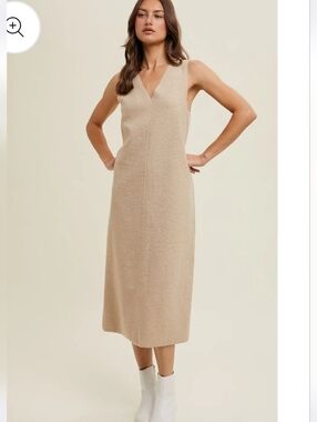 slim fit dress slacks Bianca Green Eyelet Dress M main image 1